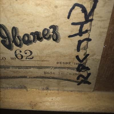 Vintage Ibanez Grand Concert NO. 62 Made in Japan Acoustic Guitar image 2