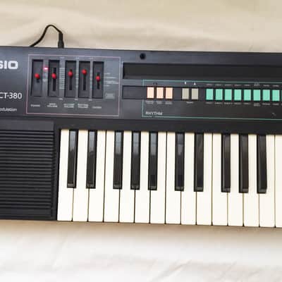 CASIO CT-380 Vintage Pulse Code Modulation Synthesizer 49-Key Keyboard. Made in JAPAN- 1983. image 2