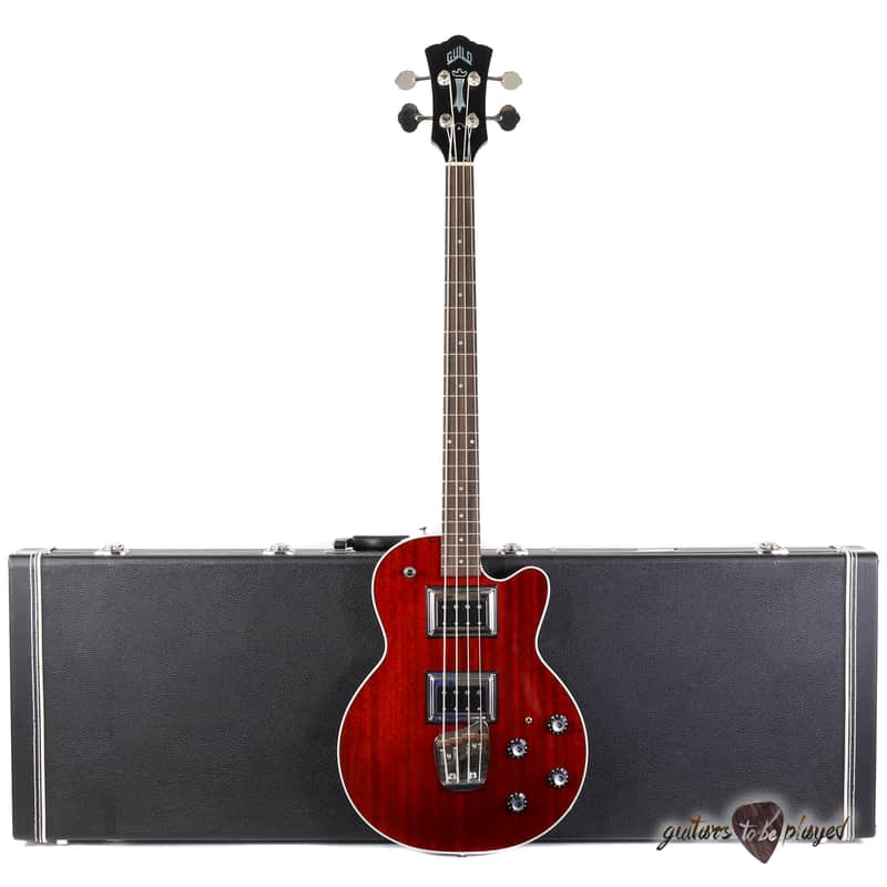 Guild GSR M-85 II Bass (USA Limited Edition, Only 25 Made) - Cherry Red image 1