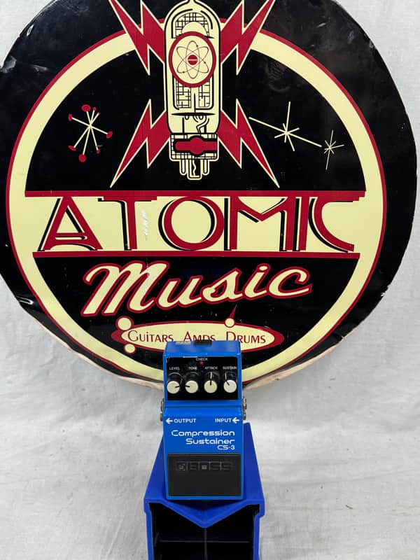 Boss CS-3 cs3 Compression Sustainer Compressor Pedal - ACA 12-volt power (likely Black Label / MIJ) image 1