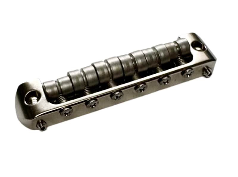 Bensonite Jazzmaster Bridge V2 - Nickel Plated Brass - 9.5'' radius image 1