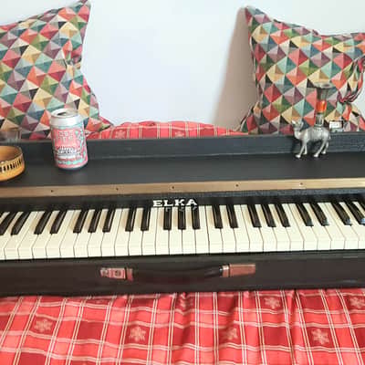 Elka "Piano 88" vintage transistor organ synth Italy image 10