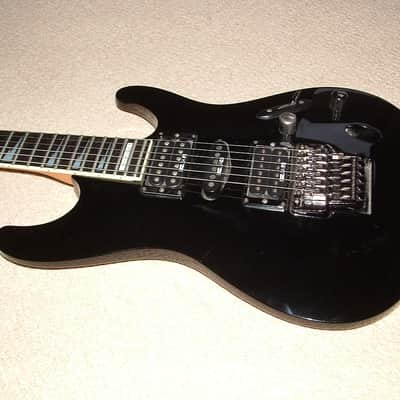 Ibanez Saber S-540 Custom Made 1991 Black USA/ Hollywood Plate image 2