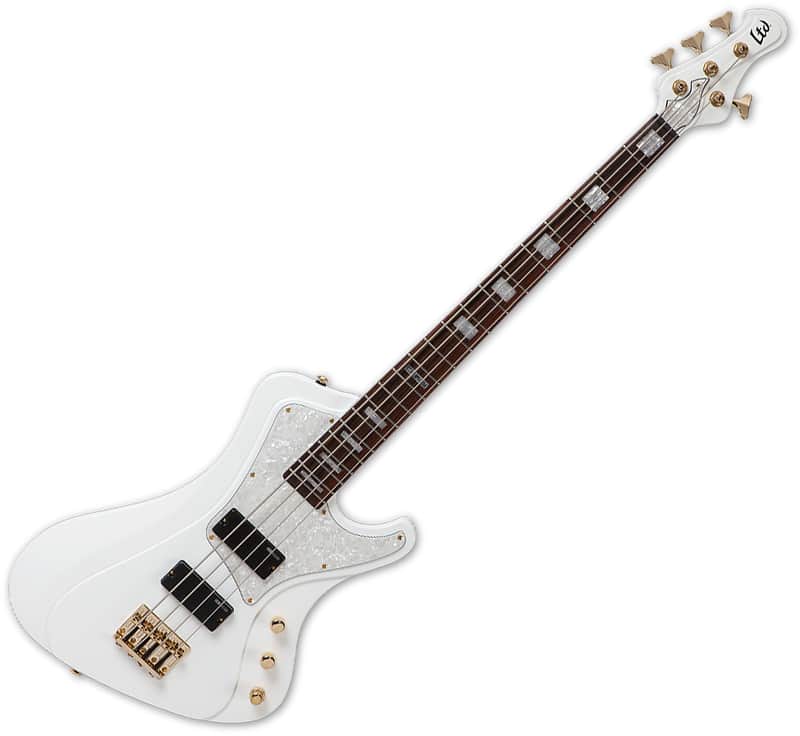 ESP LTD Stream-204 Electric Bass in Snow White! Brand New! image 1