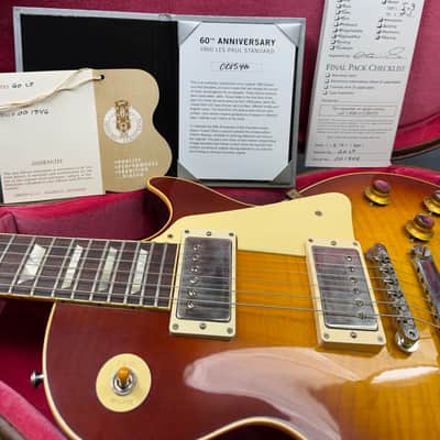Gibson Custom Les Paul 60th Anniversary Limited Edition V2 2020 - Tomato Soup Burst #001546 image 15