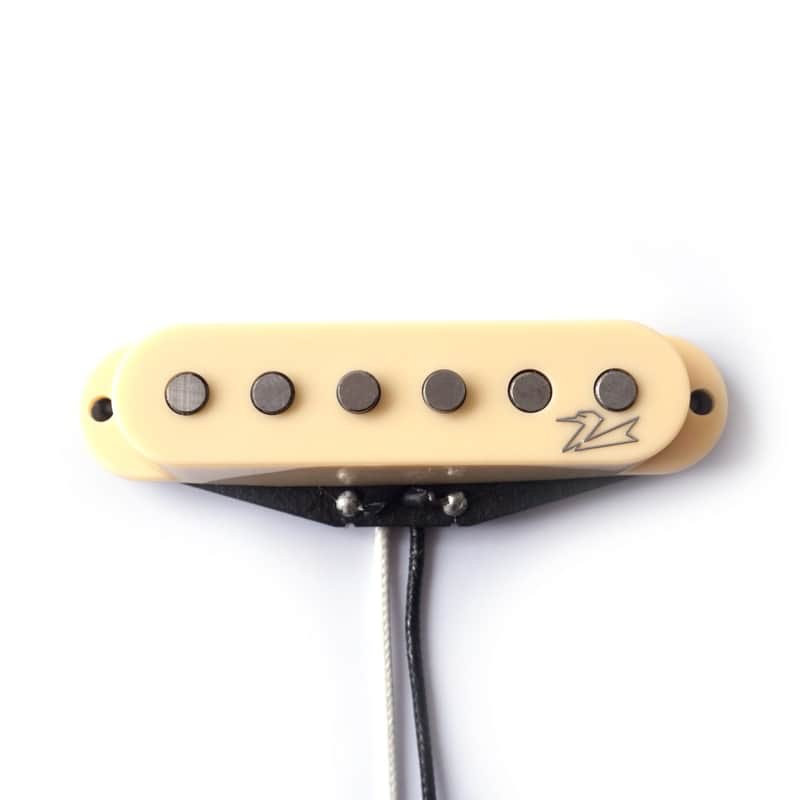 Fuzzy Duck™ Gold Series Single Coil Pickups for Stratocasters (Bridge) - Cream without Logo image 1