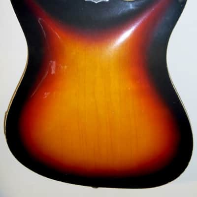 BRUNO Royal Artist Bass Guitar 1960s Sunburst image 3