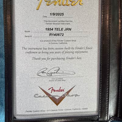 '25 Fender Custom Shop 1954 Telecaster Journeyman image 21