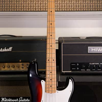 1984-1987 Fender Japan Precision Bass Sunburst image 3