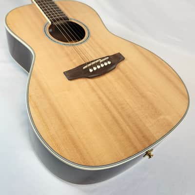 Takamine GY51E New Yorker, Full Scale Parlor Size Acoustic/Electric Guitar, Natural image 5