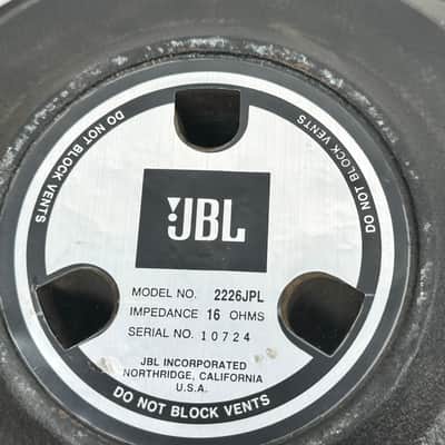 JBL 2226J 2226JPL 15" 16-OHM 600W LF Speaker Woofer Pair image 6
