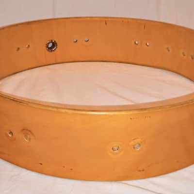 TAMA ARTSTAR/WOOD PICCOLO SNARE DRUM SHELL  90's - AMBER MAPLE - FREE SHIP TO CUSA! image 6