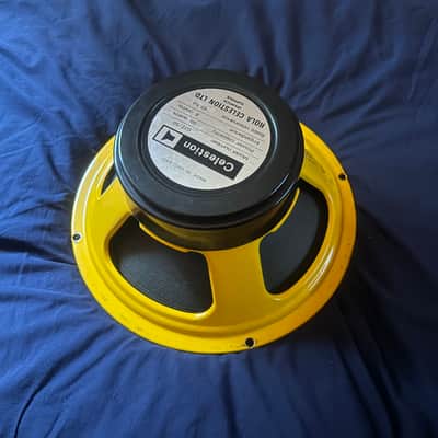 1976 Celestion Speaker G12 G12/50 Yellow image 4