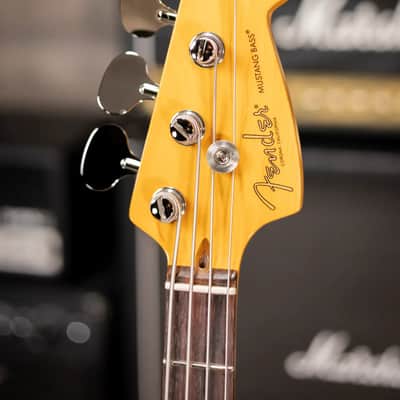 Fender American Professional Classic Mustang Bass - 3-Color Sunburst with Gig Bag image 5