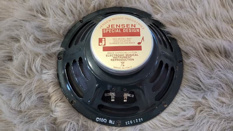 Jensen C10Q Vintage Ceramic 10" 40-Watt 8ohm Guitar Speaker 2010s - Green image 1