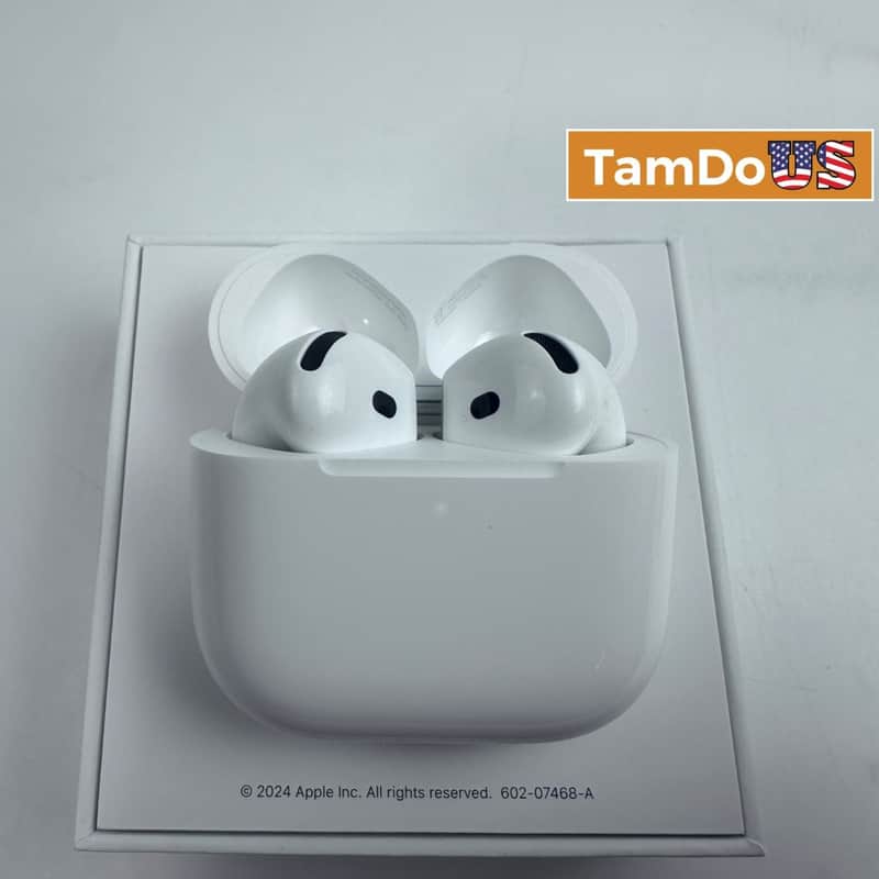 Apple AirPods 4 A3053 Wireless Earbuds with USB-C Charging Case image 1