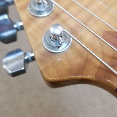 used 2019 Suhr Classic S Antique Custom with Roasted Flame Maple Neck in Lake Placid Blue, Very Good Condition with Gig Bag image 15