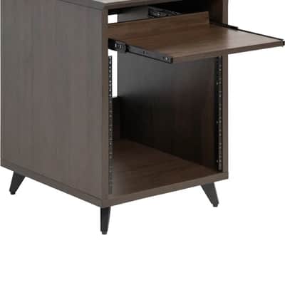 GATOR FRAMEWORKS GFW-ELITEDESKRK-BRN Bureau studio - Meuble rack studio 10U marron image 3