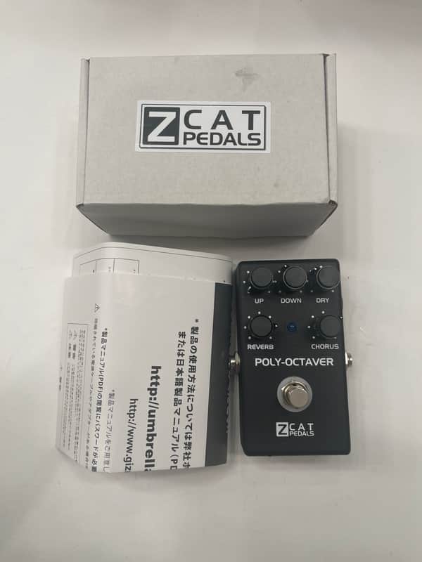 ZCAT Pedals Poly Octaver Reverb Chorus Z CAT Guitar Effect Pedal + Box image 1