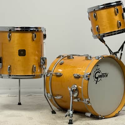 Gretsch Gloss Maple 80's Square Badge 10/13/14x16BD drum set image 3