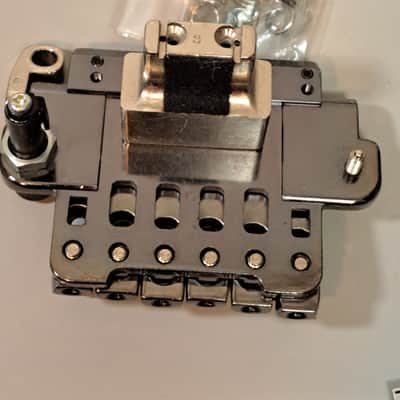 Ibanez Edge Zero II Tremolo System Floyd Rose Style Bridge 2000's - Cosmo Black - Plus Frame And Parts image 13