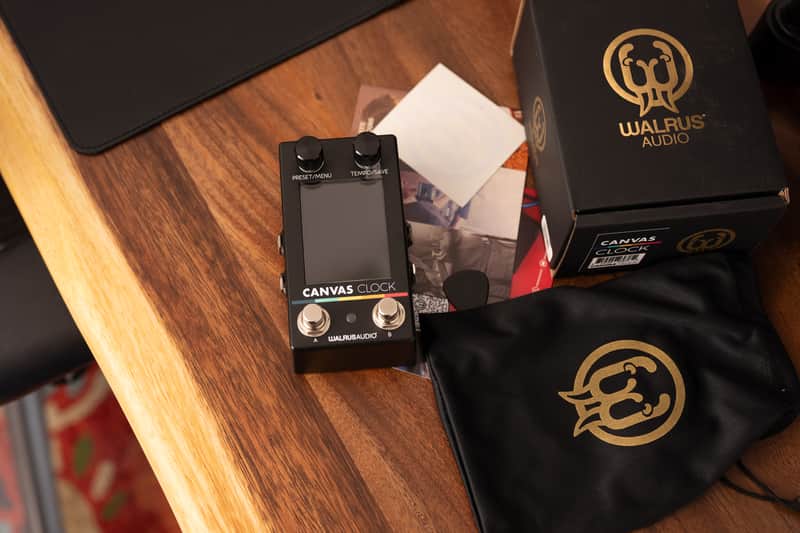 Walrus Audio Canvas Clock
