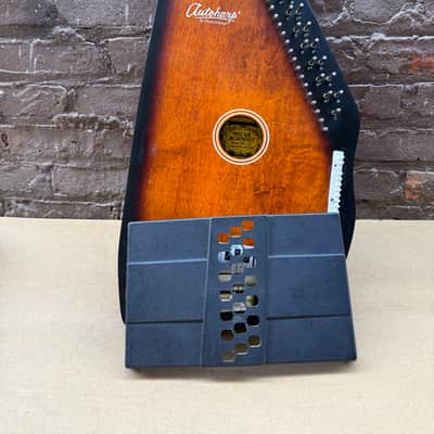 Oscar Schmidt OS21C 21-Chord Autoharp Tobacco Sunburst w/ Case – Project, Missing Strings & Chord Buttons image 5