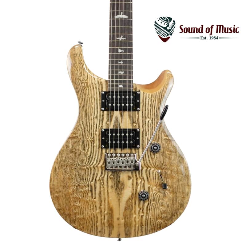 PRS SE Custom 24 Exotic Electric Guitar - Natural image 1