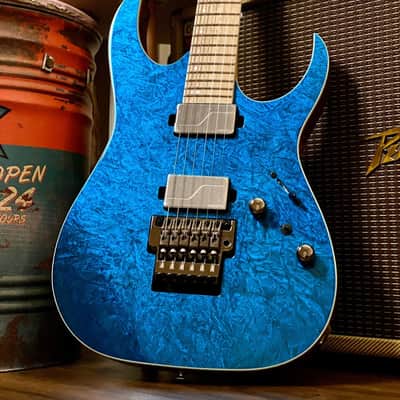 Ibanez RG5120M Prestige Japan in Frozen Ocean image 4