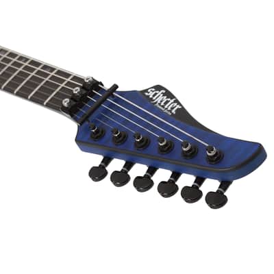 Schecter Banshee GT-FR 6 - Ebony Fingerboard, Satin Trans Blue image 6