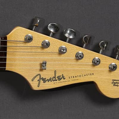 Fender Custom Shop Stratocaster 1959 TCP Vintage Custom Faded Aged Fiesta Red image 14