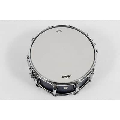 Ludwig Heritage Cherry Snare Drum Regular 14 x 6.5 in. Resolute Blue image 4