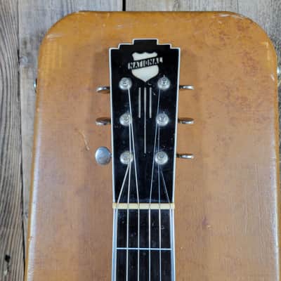 National New Yorker Lap Steel 1938 Early Pre War Version Original Case - Black and White image 3
