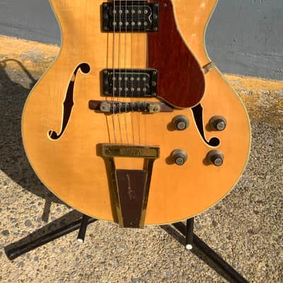 Yamaha SA90 1973 Natural Finish Semi-Hollow Body Electric Guitar