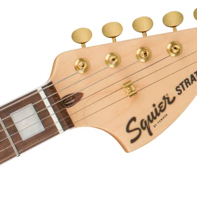 Squier 40th Anniversary Stratocaster Gold Edition Lake Placid Blue image 5