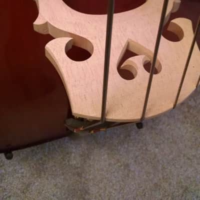 Erich Pfretzschner Upright Bass, 3/4 892L w/Stand and Padded Carry Case image 4