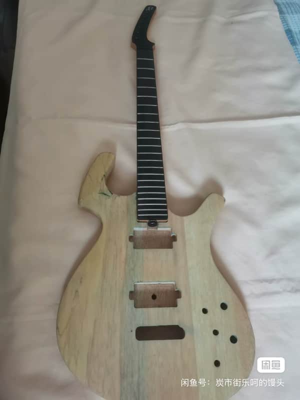 HH Basswood Parker Style Guitar Body with Maple Neck, Rosewood Fingerboard image 1