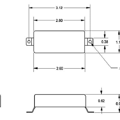 Seymour Duncan SRB-1n Rickenbacker Bass Humbucker Neck pickup image 6