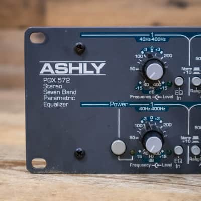Ashly PQX-572 2-Channel Parametric Equalizer EQ PQX572 Equaliser Stereo U287651 image 5
