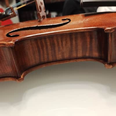 Alessandro Bertoli 4/4 Full size violin 2018 plus g Werner pernambuco bow and old case image 18