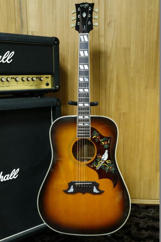 Rare Orville by Gibson DOVE Electric Acoustic guitar Vintage SB