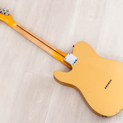 2023 Fender Custom Shop B2 1958 Telecaster Journeyman Relic Aged HLE Gold w/ Case & CoA, Lightweight image 11