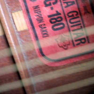 ∞ Very Sweet Yamaha FG-180 ∞ Red Label ∞ Nippon Gakki ∞ Made In Japan 1966 to 1974 image 3