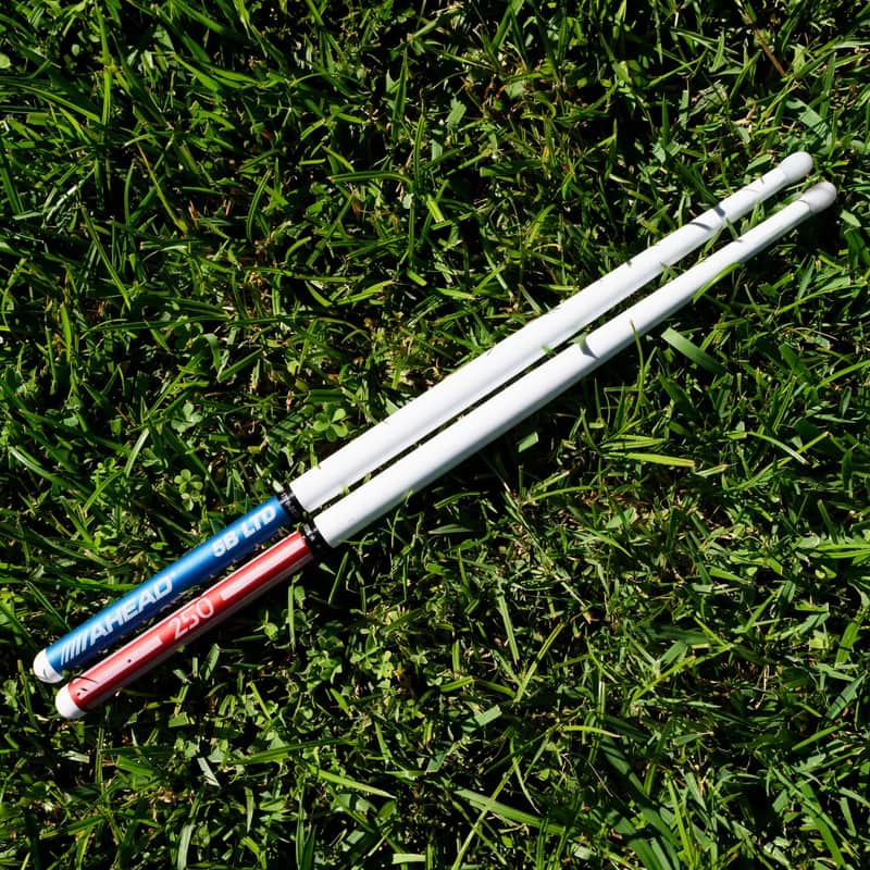 Ahead Patriot Limited Edition 5B Drumsticks, Red-White-Blue image 1