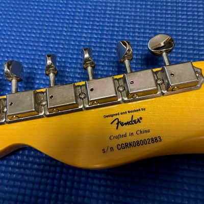 Fender Classic Vibe 50s Squier Telecaster Maple Neck with Vintage Style Tuners 2009 image 2