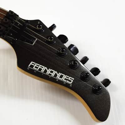 Fernandes FR Model Black Solid Body Electric Guitar image 7