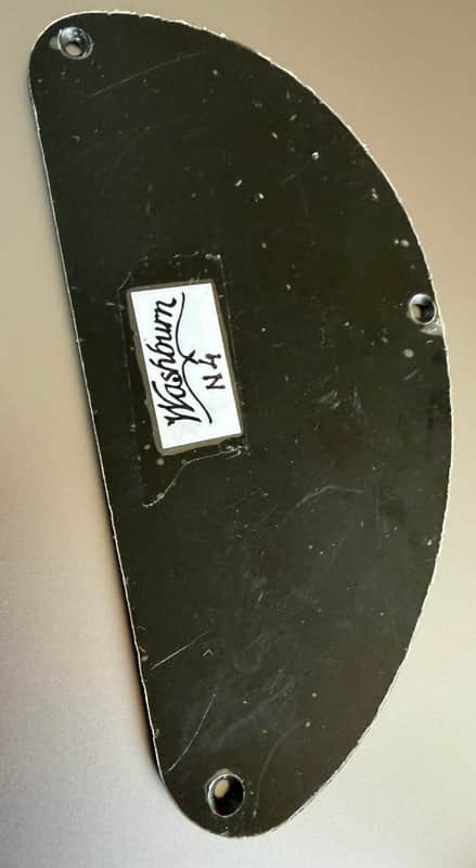 Washburn N4 back plate. Unused with protective film still on - Black image 1