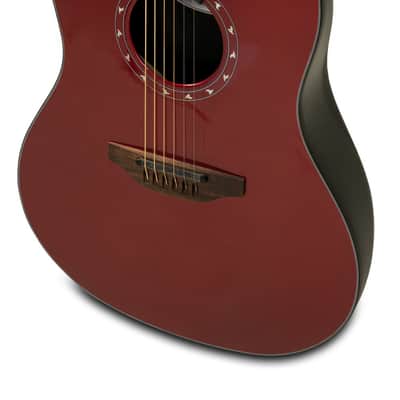 Ovation 1516VRM Ultra Series Solid Spruce Top Mid-depth Lyrachord Body 6-String Acoustic Electric Guitar w/Soft Case image 7