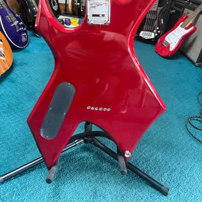 B.C. Rich Warlock WGWHMR Metallic Red with Widow Headstock image 12