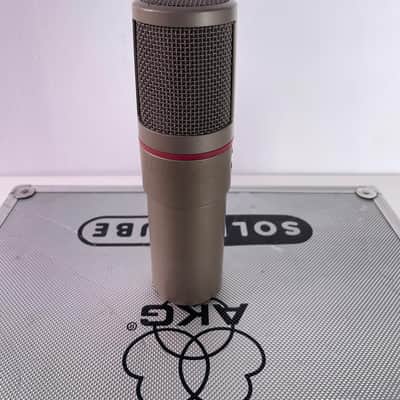 AKG SolidTube Large Diaphragm Cardioid Tube Condenser Microphone 2000s - Nickel Bild 4